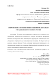 Современное состояние инвестиционной деятельности банковского сектора России