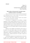 Dispatching centralization and dispatching control on railway transport
