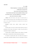 Economic policy and the theoretical concepts related to political risks