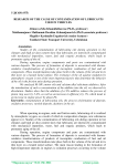 Research of the cause of contamination of lubricants used in vehicles