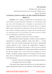 Economic levers to stimulate the competitiveness of products