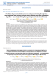 Prediction of ground subsidence due to underground mining through time using multilayer feed-forward artificial neural networks and back-propagation algorithm - case study at Mong Duong underground coal mine (Vietnam)