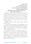 Methodology of teaching English in the pedagogical institutes