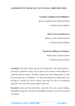 Assessment of the quality of natural fibre fire seeds
