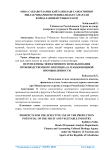Мева сабзавотларни айта ишлаш саноатининг ишлаб чиариш потенциалидан самарали фойдаланиш истиболлари