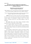 Identifying the main problems of historical periodization of learning German economic linguistics, its role in science