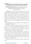 Application of advanced and situational methods in learning lexical material of German language
