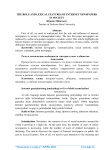 The role and lexical features of internet newspapers in society