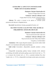 Bag'dod tumanida xalq iste’mol mollari ishlab chiqarishning geografik jihatlari
