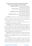 Architectural solutions to increase the seismic resistance of buildings and structures