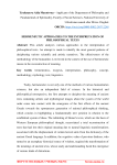 Hermeneutic approaches to the interpretation of philosophical texts