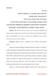 Analysis of corporate liquidity and solvency based on economic and mathematical model applications