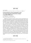 О численности водоплавающих птиц на Тенгиз-Кургальджинских озёрах в октябре 2006 года