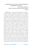 Methodology of life safety lessons in children of the preschool education