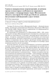 Сроки и направления перемещений, величина групп и некоторые особенности кормового поведения у мигрирующих через Московскую область снегирей Pyrrhula pyrrhula по данным визуальных наблюдений в двух точках