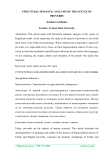 Structural-semantic analysis of the syntax of proverbs