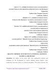 Creative thinking of students in auditional lessons in technical disciplines
