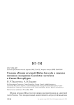 Семена яблони ягодной Malus baccata в зимнем питании лазоревки Cyanistes caeruleus в Санкт-Петербурге