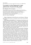 Гнездящиеся птицы Приморского края: деревенская ласточка Hirundo rustica