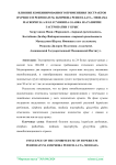 Влияние комбинированного применения экстрактов Hypericum perforatum, Ziziphora pedicellata , Mediasia macrophylla и Glycyrrhiza glabra на развитие гастропатии у крыс