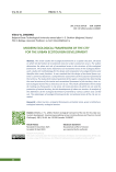 Modern ecological framework of the city for the urban ecotourism development