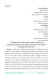 Comparative study of the characteristics of implementation of the credit system of education in Kazakhstan and China