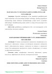 Maktabgacha ta’lim xizmatlarini gamifikatsiyalash yo‘nalishlari