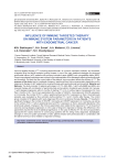 Influence of immune targeted therapy on immune system parameters in patients with endometrial cancer