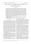 MIMO communication system capacity in random visible light channel