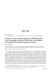 О присутствии конюги-крошки Aethia pusilla и регистрации ипатки Fratercula corniculata на острове Тюлений (Охотское море)
