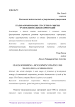 Этапы формирования стратегии развития транснациональных корпораций
