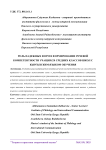 Роль падежных форм в формировании речевой компетентности учащихся средних классов школ с кыргызским языком обучения