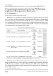 О гнездовании иранской пеночки Phylloscopus neglectus в Центральном Копетдаге