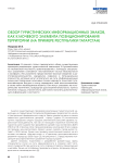 Обзор туристических информационных знаков, как ключевого элемента позиционирования территории (на примере Республики Татарстан)