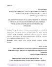 Application of groups of teaching methods to promote cognitive activeness in swimming instruction for physical education major students at Tay Bac University