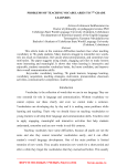Problems of teaching vocabularies to 7th grade learners