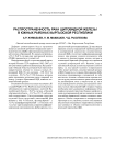 Распространенность рака щитовидной железы в южных районах Кыргызской Республики