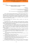 Content and forms of informal economy as an object of institutional analysis