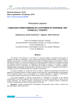 Language Consciousness as a Synthesis of Universal and Ethnically Specific