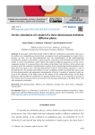 On the calculation of a model of a three-dimensional turbulent diffusion plume