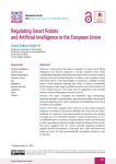 Regulating Smart Robots and Artificial Intelligence in the European Union