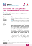 Terrorist Crimes in the Era of Digitalization: Forms of Activity and Measures for Counteraction