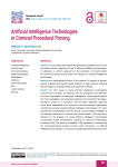 Artificial Intelligence Technologies in Criminal Procedural Proving