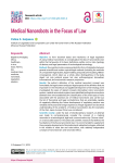 Medical Nanorobots in the Focus of Law