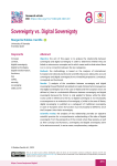 Sovereignty vs. Digital Sovereignty
