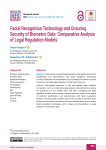 Facial Recognition Technology and Ensuring Security of Biometric Data: Comparative Analysis of Legal Regulation Models