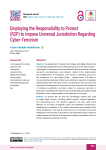 Employing the Responsibility to Protect (R2P) to Impose Universal Jurisdiction Regarding Cyber-Terrorism