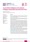 Use of Artificial Intelligence in the Activities of Religious Associations and Control Over Them