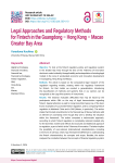 Legal Approaches and Regulatory Methods for Fintech in the Guangdong – Hong Kong – Macao Greater Bay Area