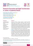 Research of Innovation and Digital Transformation in Justice: A Systematic Review